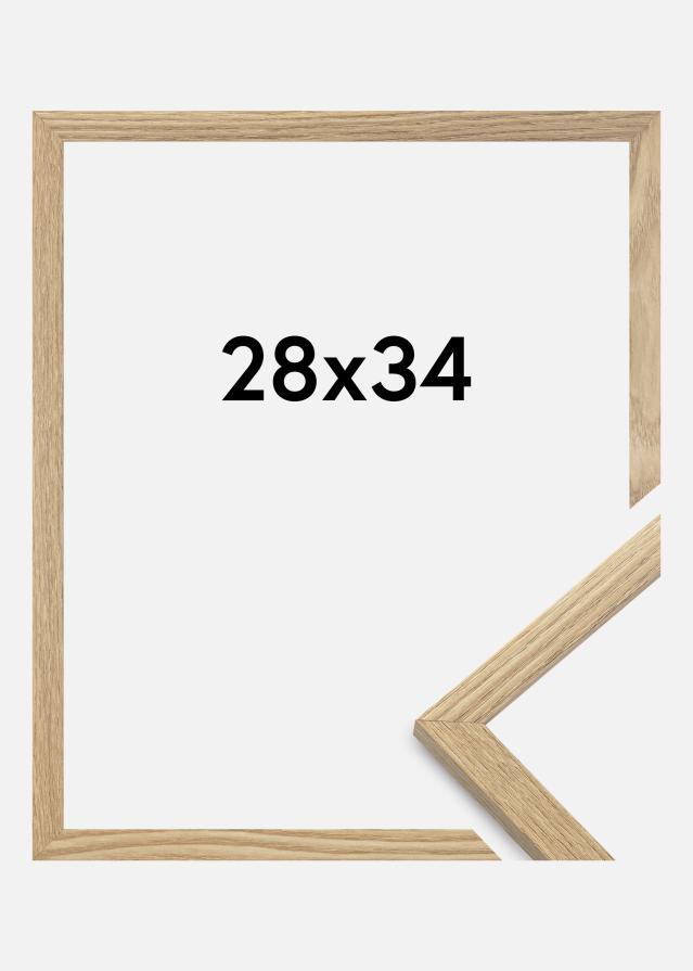 BGA Rahmen Trendy Acrylglas Eiche 28x34 cm