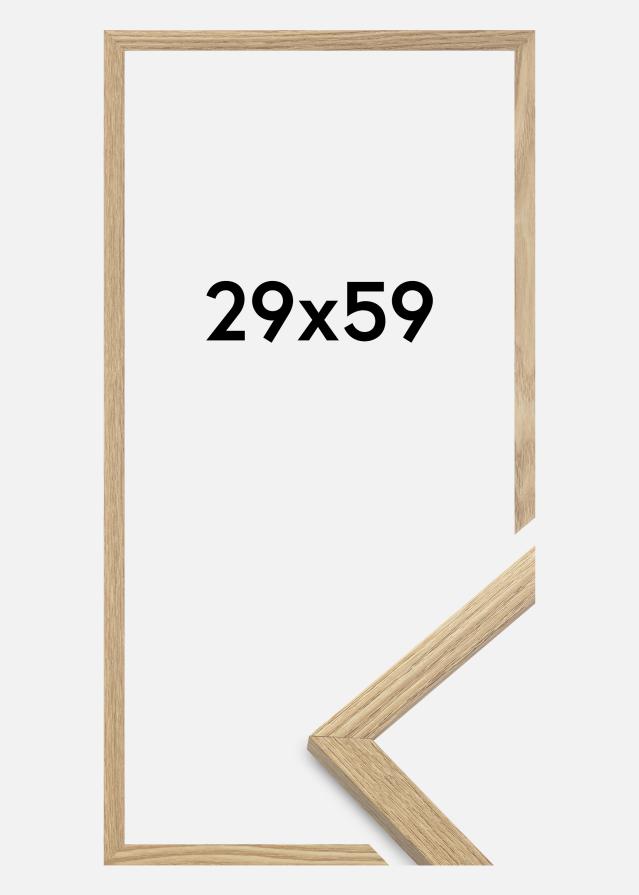 Jämtlands Ramfabrik Rahmen Trendy Acrylglas Eiche 29x59 cm