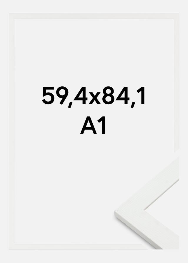 Jämtlands Ramfabrik Rahmen Sandra Acrylglas Weiß 59,4x84,1 cm (A1)