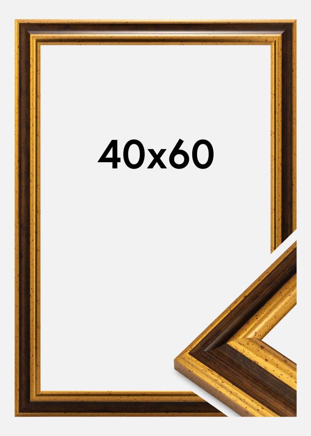 Jämtlands Ramfabrik Rahmen Aberystwyth Acrylglas Gold 40x60 cm