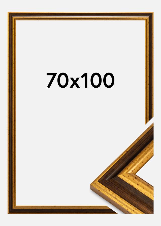 Jämtlands Ramfabrik Rahmen Aberystwyth Acrylglas Gold 70x100 cm