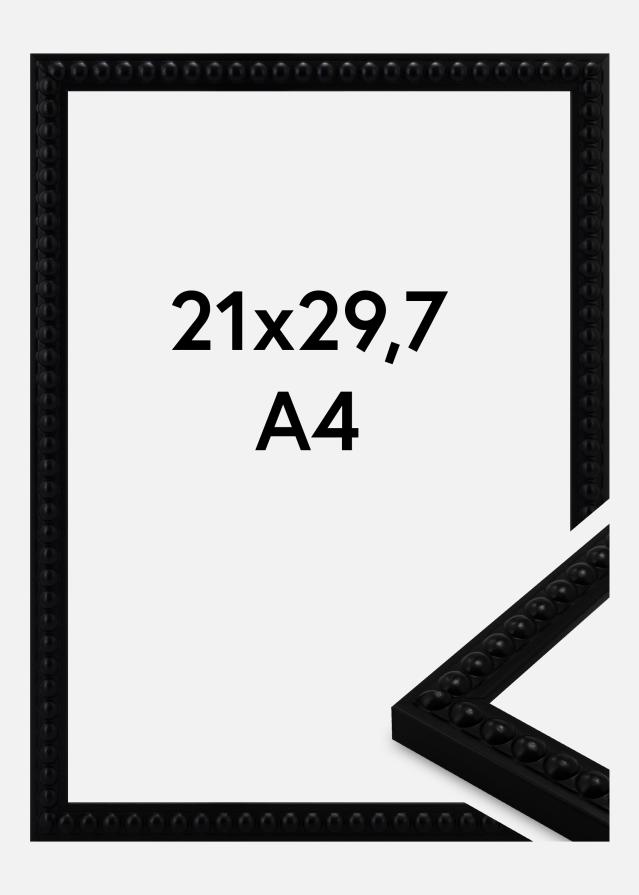Jämtlands Ramfabrik Rahmen Perla Acrylglas Schwarz 21x29,7 cm (A4)