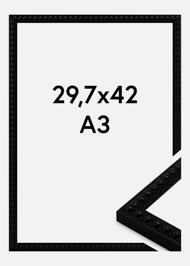 Jämtlands Ramfabrik Rahmen Perla Acrylglas Schwarz 29,7x42 cm (A3)