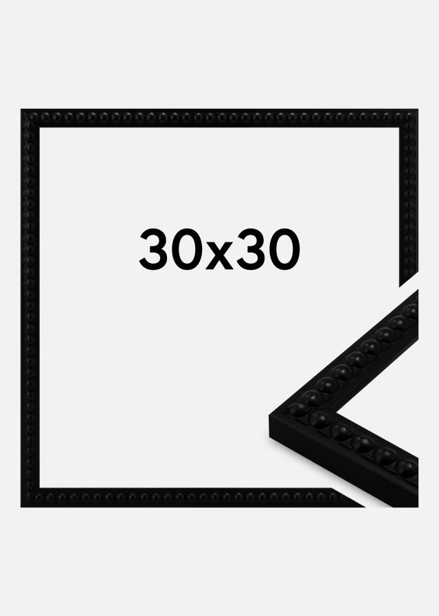 Jämtlands Ramfabrik Rahmen Perla Acrylglas Schwarz 30x30 cm