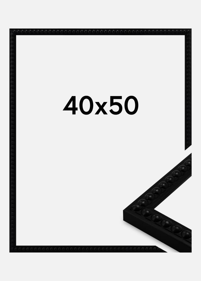 Jämtlands Ramfabrik Rahmen Perla Acrylglas Schwarz 40x50 cm