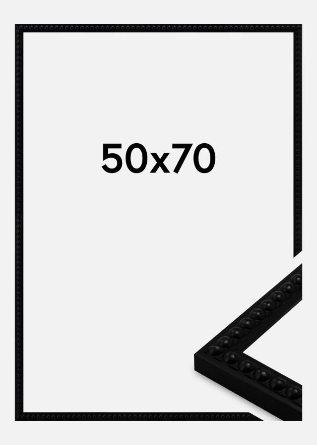 Jämtlands Ramfabrik Rahmen Perla Acrylglas Schwarz 50x70 cm