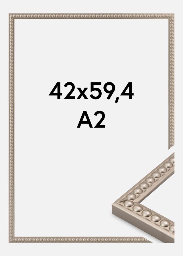 Jämtlands Ramfabrik Rahmen Perla Acrylglas Champagner 42x59,4 cm (A2)