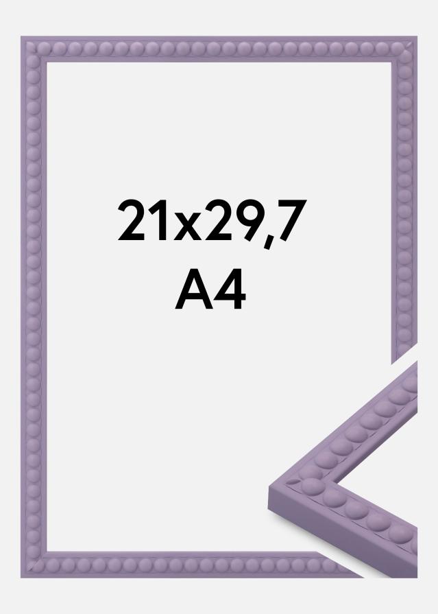Jämtlands Ramfabrik Rahmen Perla Acrylglas Lila 21x29,7 cm (A4)