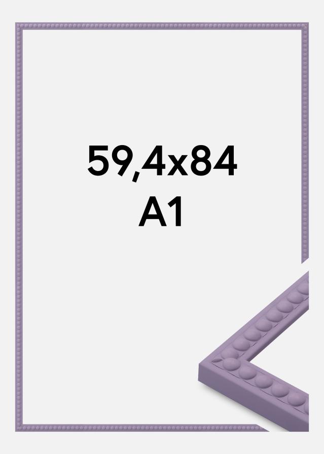 Jämtlands Ramfabrik Rahmen Perla Acrylglas Lila 59,4x84 cm (A1)