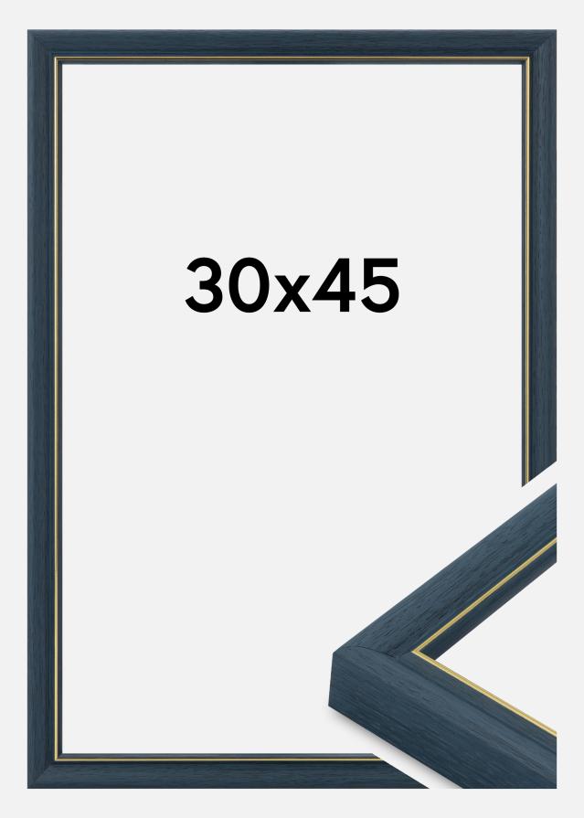 Jämtlands Ramfabrik Rahmen Canterbury Acrylglas Blau 30x45 cm