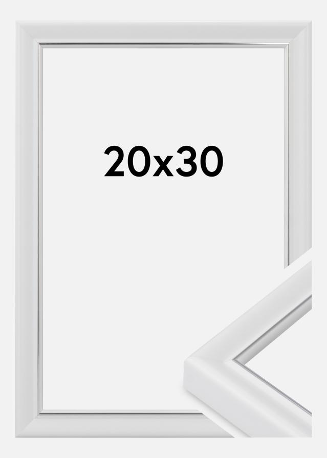 Jämtlands Ramfabrik Rahmen Canterbury Acrylglas Weiß 20x30 cm