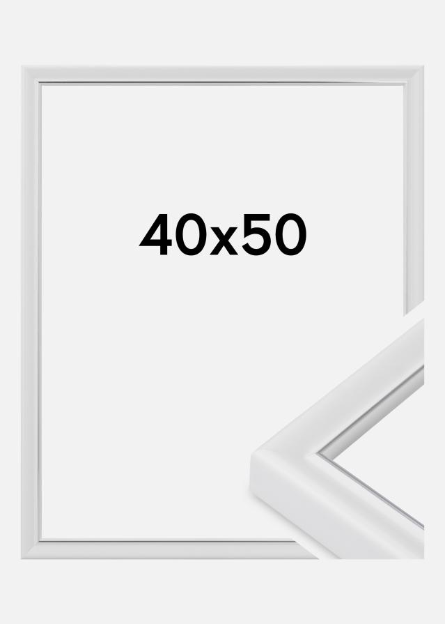 Jämtlands Ramfabrik Rahmen Canterbury Acrylglas Weiß 40x50 cm
