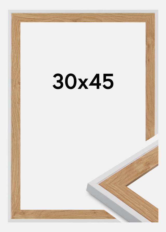 Jämtlands Ramfabrik Rahmen Clearline Acrylglas Weiß 30x45 cm