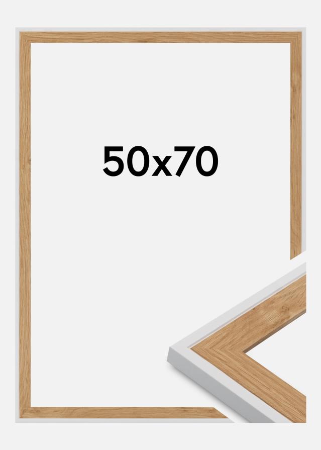 Jämtlands Ramfabrik Rahmen Clearline Acrylglas Weiß 50x70 cm