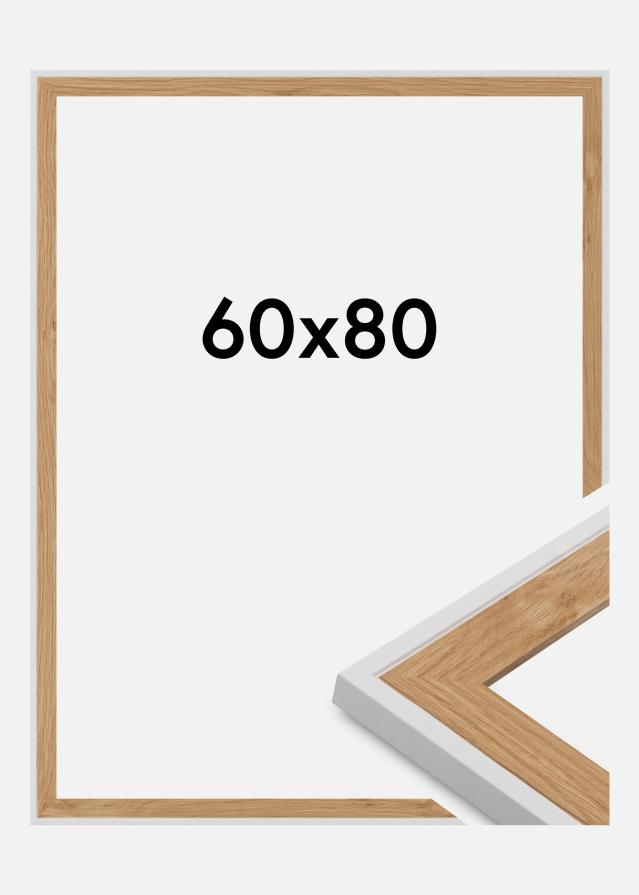 Jämtlands Ramfabrik Rahmen Clearline Acrylglas Weiß 60x80 cm