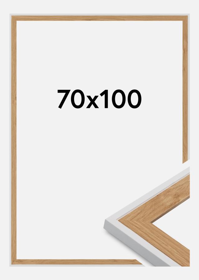 Jämtlands Ramfabrik Rahmen Clearline Acrylglas Weiß 70x100 cm