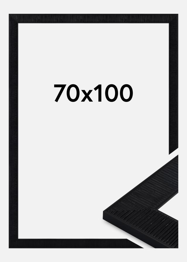 Jämtlands Ramfabrik Rahmen Lund Acrylglas Schwarz 70x100 cm