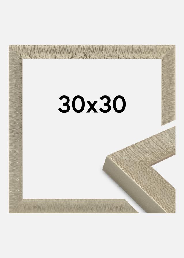 Jämtlands Ramfabrik Rahmen Sahara Acrylglas Champagner 30x30 cm