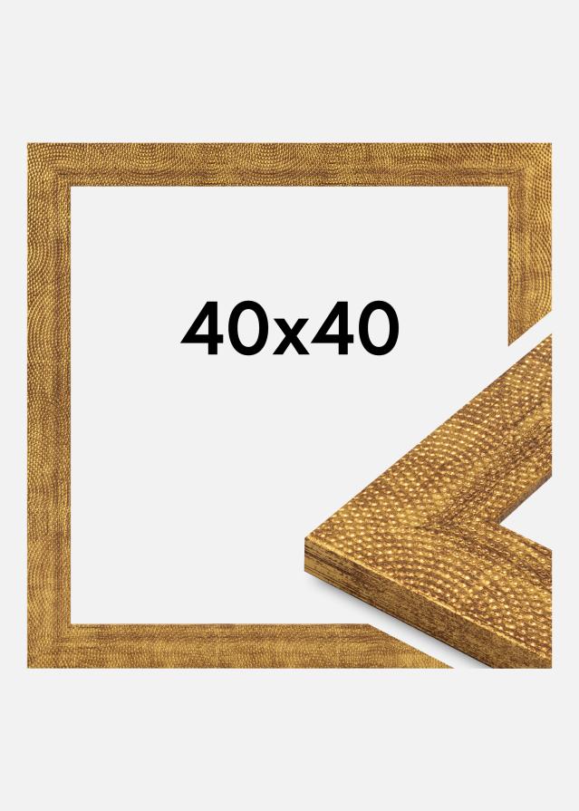 Jämtlands Ramfabrik Rahmen Linea Acrylglas Gold 40x40 cm