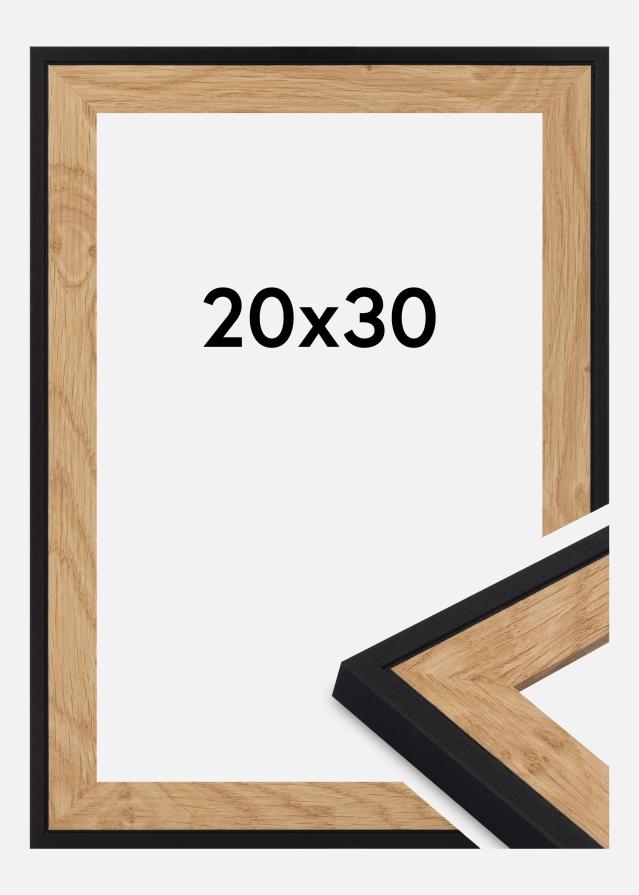 Jämtlands Ramfabrik Rahmen Iris Acrylglas Schwarz 20x30 cm