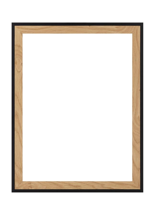 Jämtlands Ramfabrik Rahmen Linea Acrylglas Oak / Black 29.7x42 cm (A3)