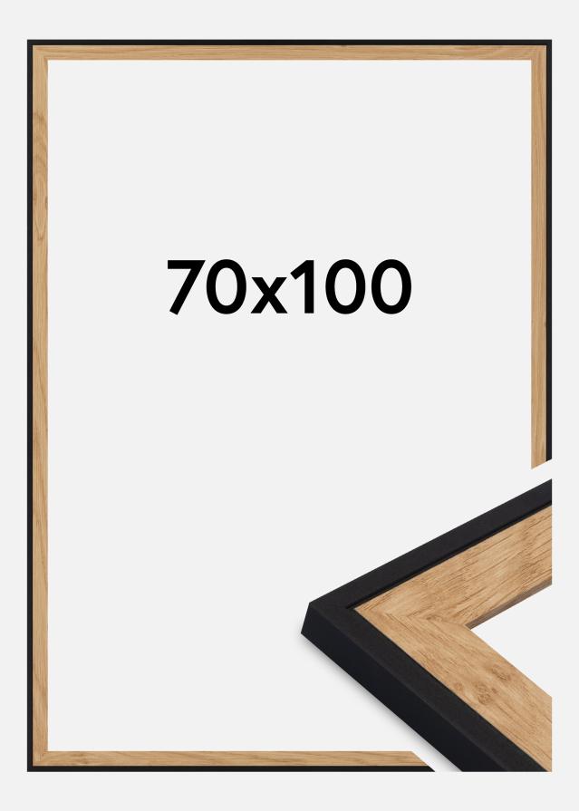 Jämtlands Ramfabrik Rahmen Iris Acrylglas Schwarz 70x100 cm