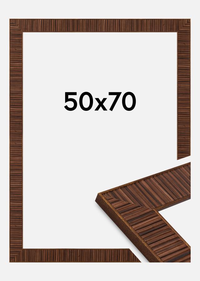 Jämtlands Ramfabrik Rahmen Agust Acrylglas Rosewood 50x70 cm