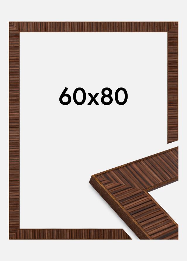 Jämtlands Ramfabrik Rahmen Agust Acrylglas Rosewood 60x80 cm