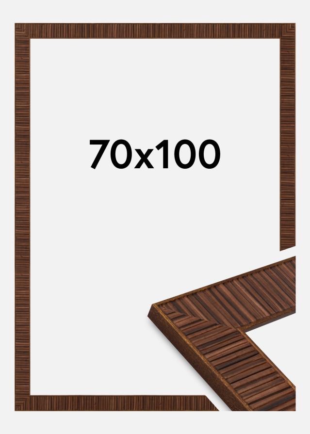 Jämtlands Ramfabrik Rahmen Agust Acrylglas Rosewood 70x100 cm