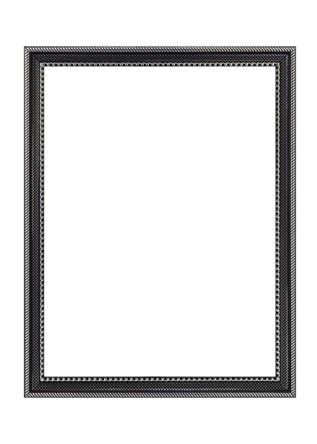 Jämtlands Ramfabrik Rahmen Trellis Acrylglas Vintage Black 60x80 cm