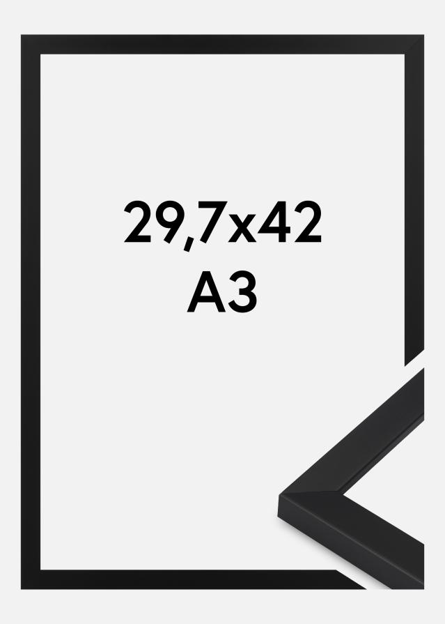 Jämtlands Ramfabrik Rahmen Oban Acrylglas Schwarz 29,7x42 cm (A3)