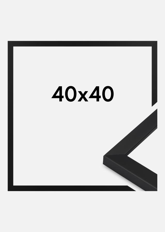 Jämtlands Ramfabrik Rahmen Oban Acrylglas Schwarz 40x40 cm