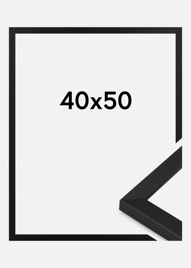Jämtlands Ramfabrik Rahmen Oban Acrylglas Schwarz 40x50 cm