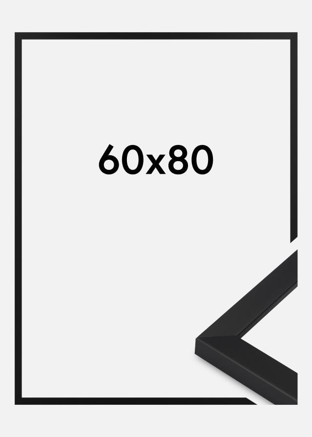 Jämtlands Ramfabrik Rahmen Oban Acrylglas Schwarz 60x80 cm