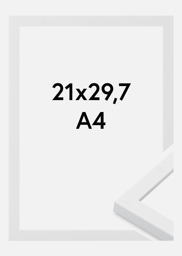 Jämtlands Ramfabrik Rahmen Oban Acrylglas Weiß 21x29,7 cm (A4)