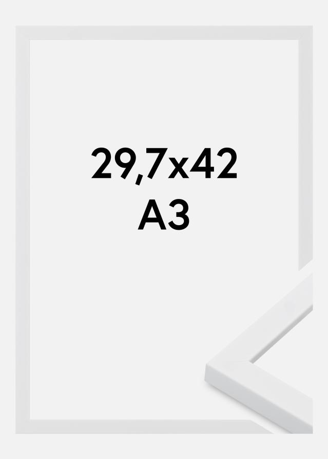 Jämtlands Ramfabrik Rahmen Oban Acrylglas Weiß 29,7x42 cm (A3)