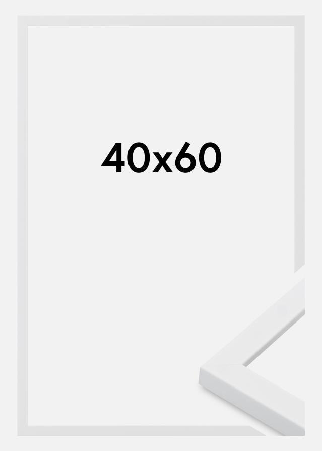 Jämtlands Ramfabrik Rahmen Oban Acrylglas Weiß 40x60 cm