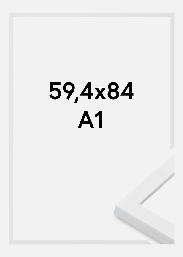 Jämtlands Ramfabrik Rahmen Oban Acrylglas Weiß 59,4x84,1 cm (A1)