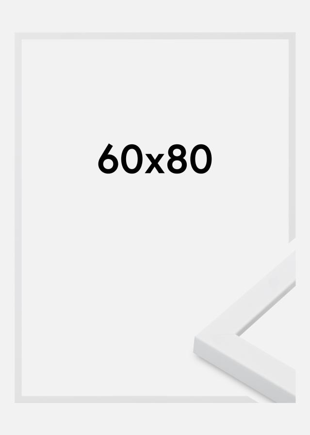 Jämtlands Ramfabrik Rahmen Oban Acrylglas Weiß 60x80 cm