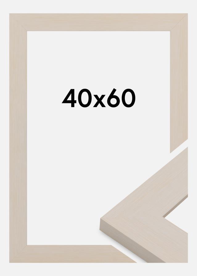 Jämtlands Ramfabrik Rahmen Pembrokeshire Acrylglas Weiß 40x60 cm