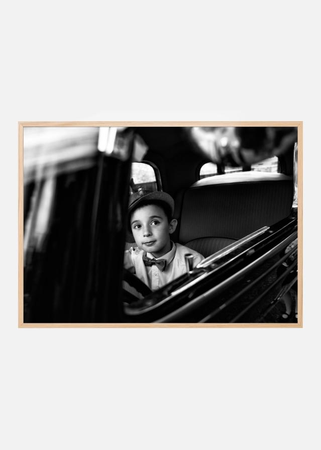 Bildverkstad Fancy boy in car Poster