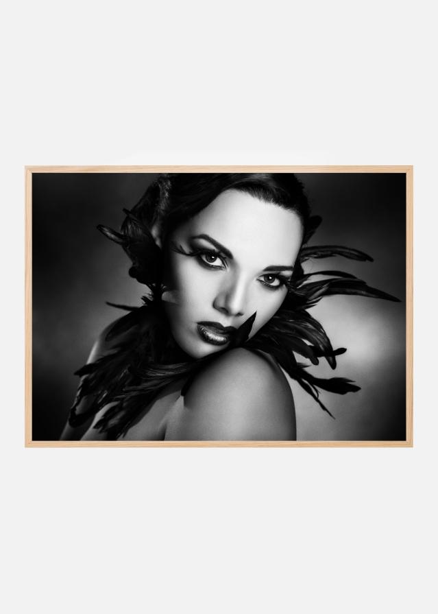 Bildverkstad The black feathers Poster