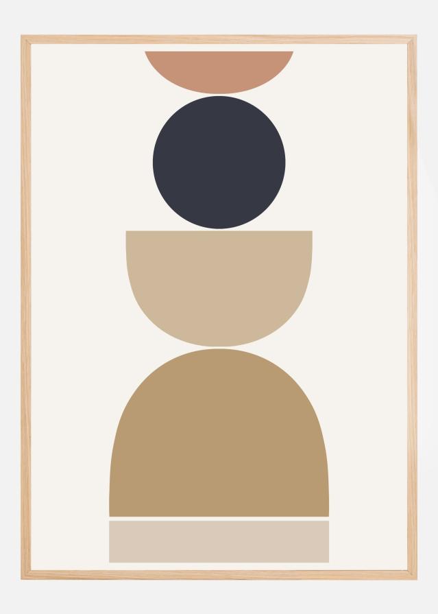 Bildverkstad Abstract Geometric Harmony Poster