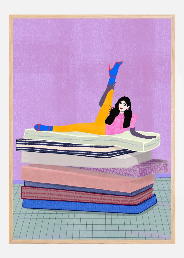 Bildverkstad Raise your leg up to your head Poster