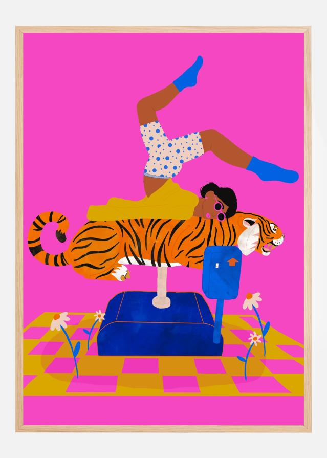 Bildverkstad Put a tiger in your heart Poster
