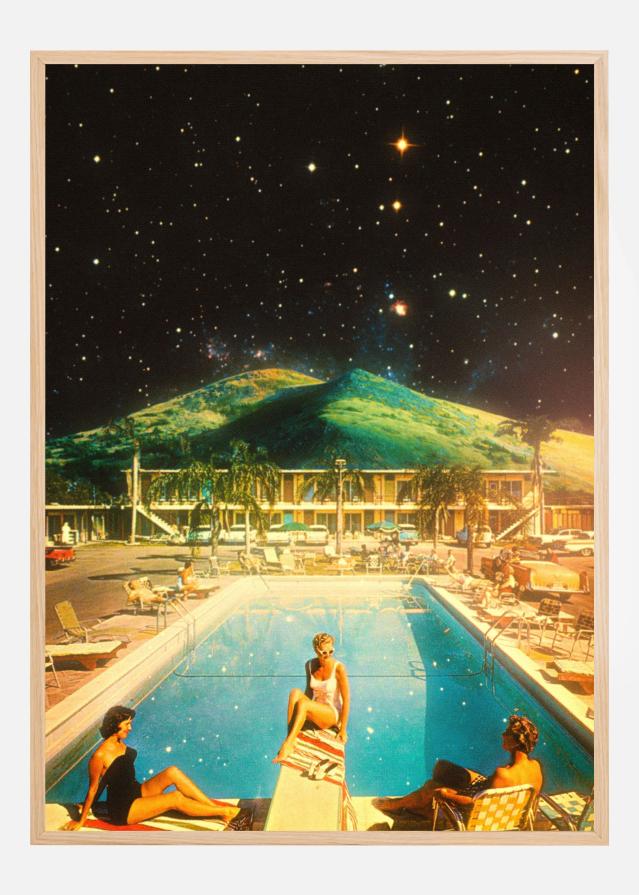 Bildverkstad Space Pool Poster