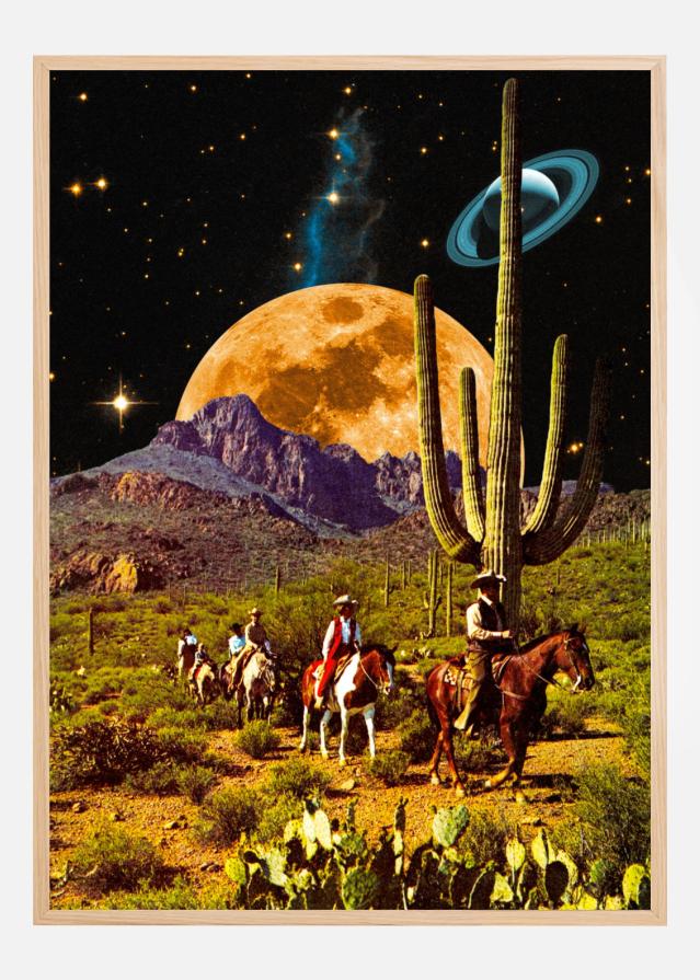 Bildverkstad Space Cowboys Poster