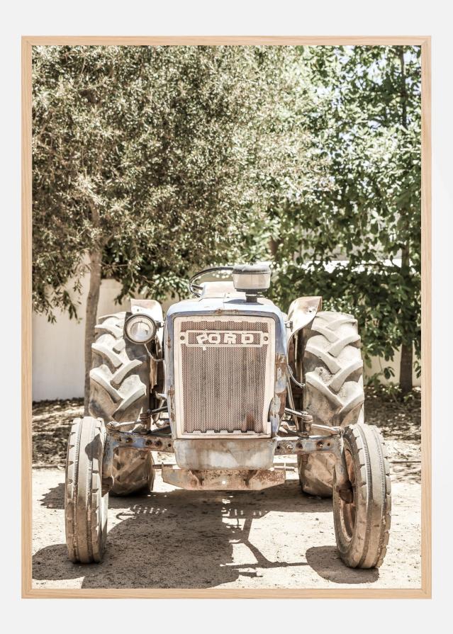 Bildverkstad Rugged Tractor Scene Poster