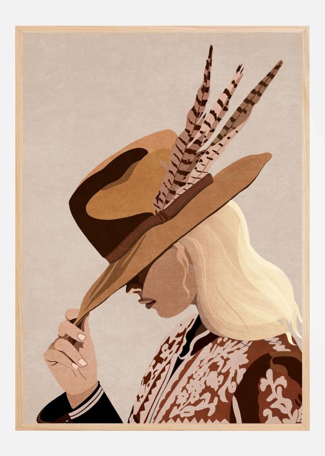 Bildverkstad Feathered Elegance Poster