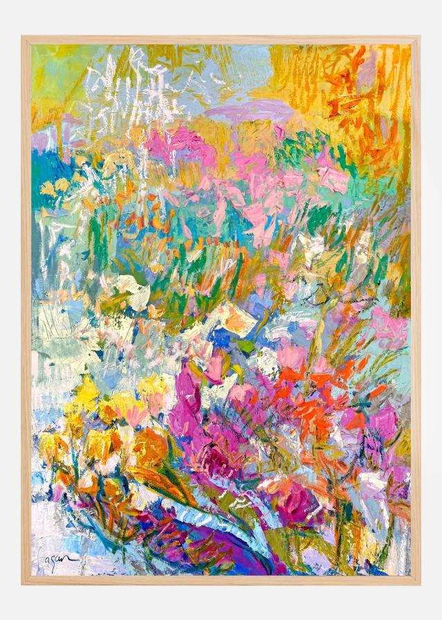 Bildverkstad Vibrant Garden Dream Poster